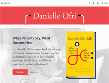 Tablet Screenshot of danielleofri.com